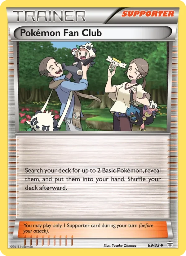 Pokémon Fan Club 69/83 Generations Pokémon card
