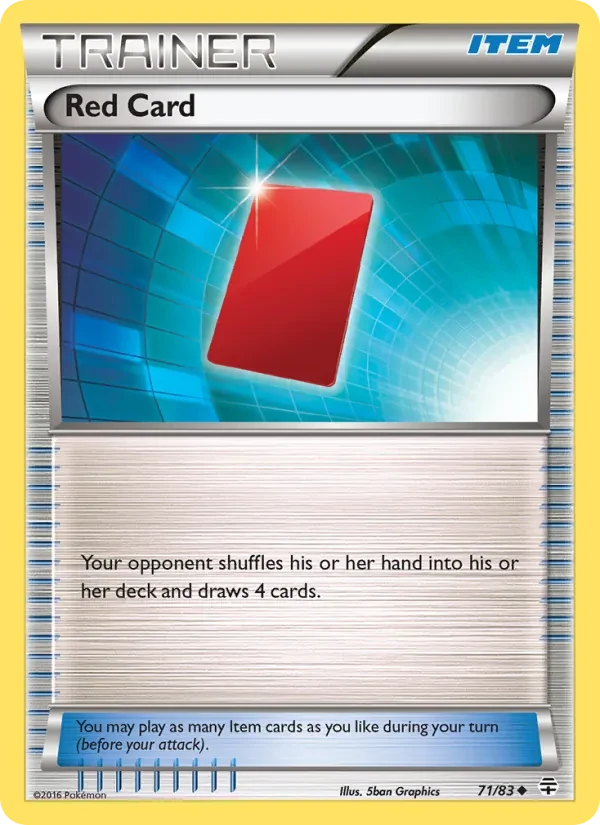 Red Card 71/83 Generations Pokémon card