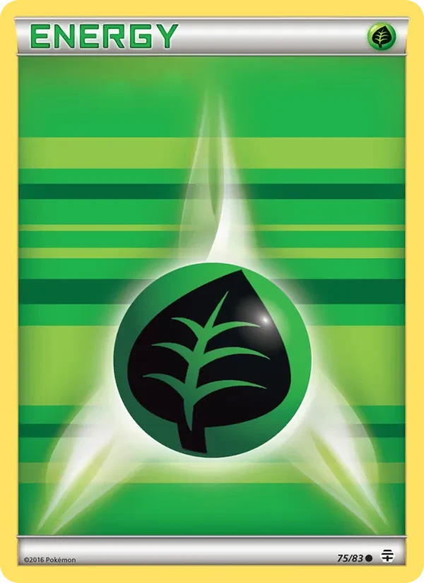 Carta Pokémon Grass Energy 75/83 Generations