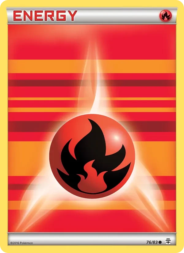 Fire Energy 76/83 Generations Pokémon Karte