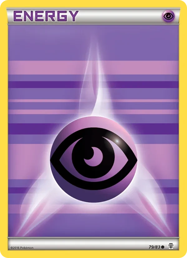 Psychic Energy 79/83 Generations Pokémon card