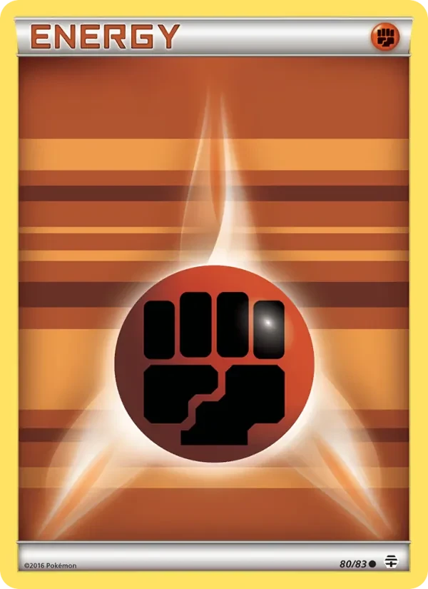 Fighting Energy 80/83 Generations Pokémon card