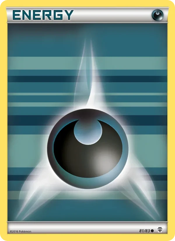 Darkness Energy 81/83 Generations Pokémon card