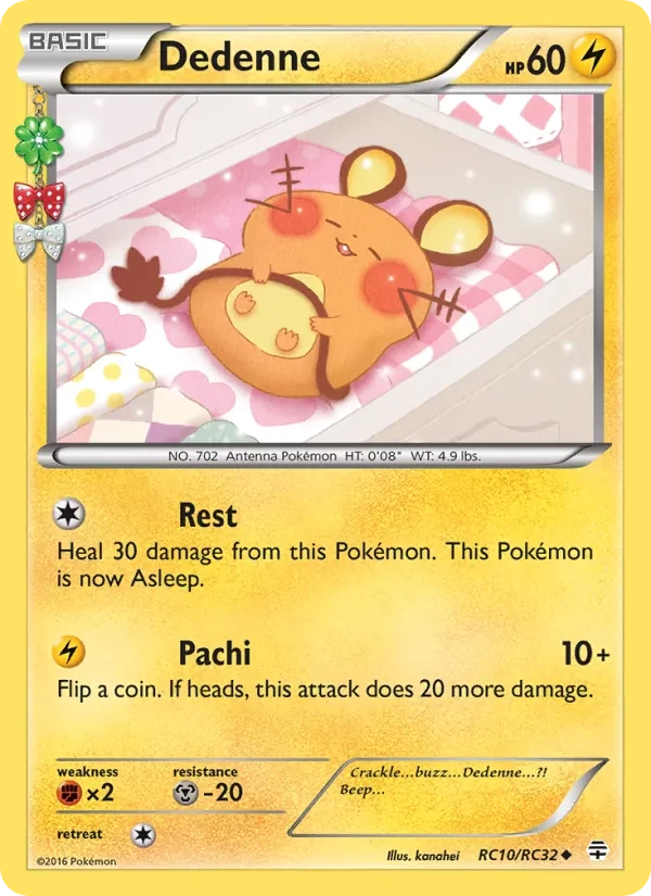 Dedenne RC10 Generations Pokémon card