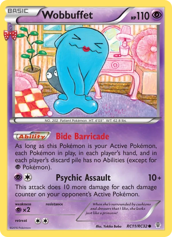 Wobbuffet RC11 Generations Pokémon card