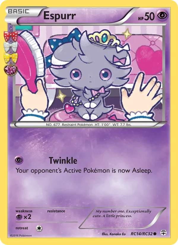 Carte Pokémon Espurr RC14 Generations