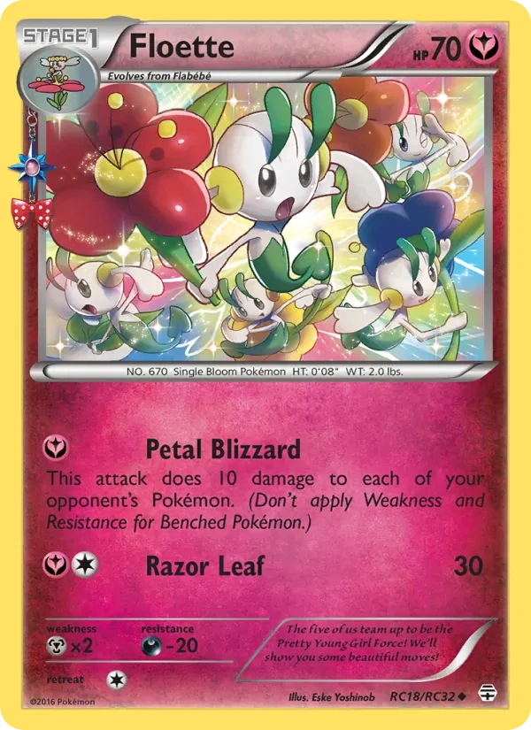 Floette RC18 Generations Pokémon card