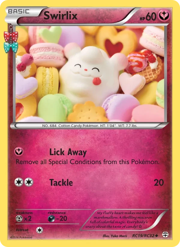 Swirlix RC19 Generations Pokémon card