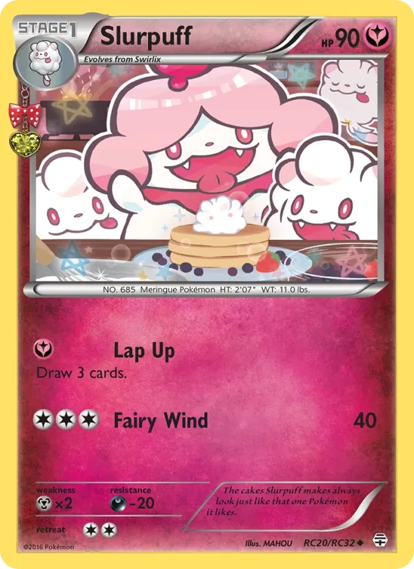 Slurpuff RC20 Generations Pokémon card