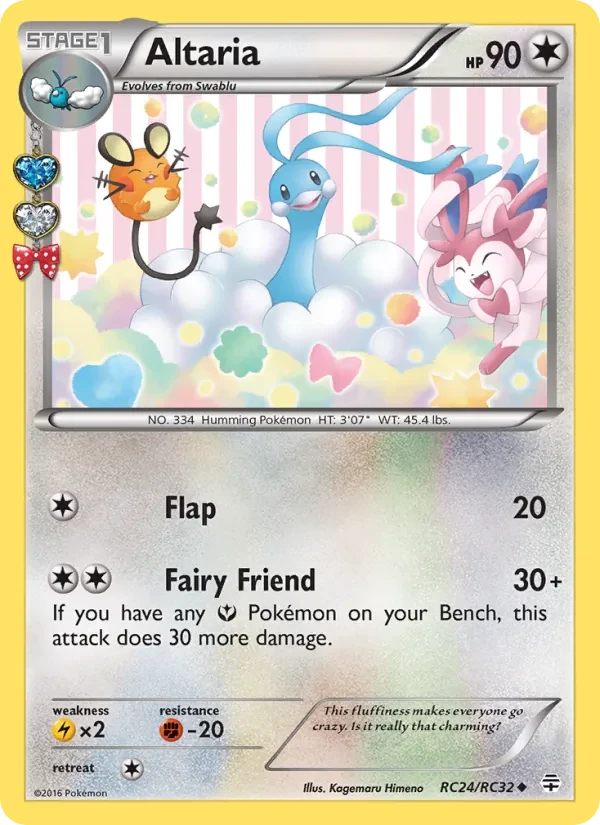 Altaria RC24 Generations Pokémon card