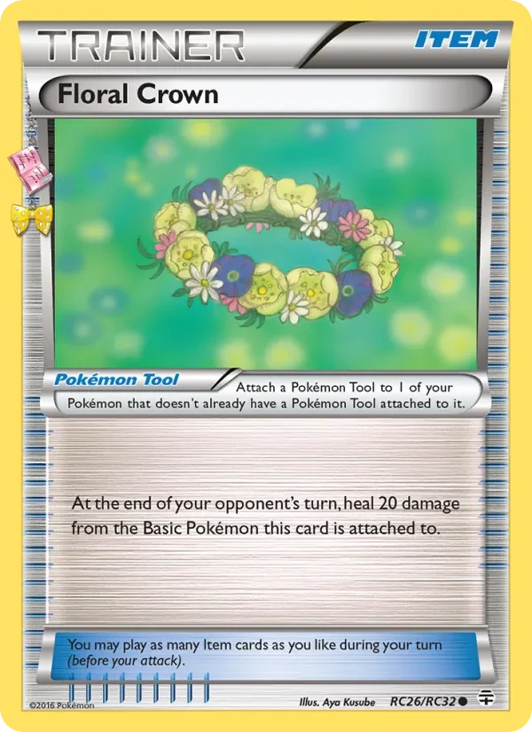Floral Crown RC26 Generations Pokémon Karte