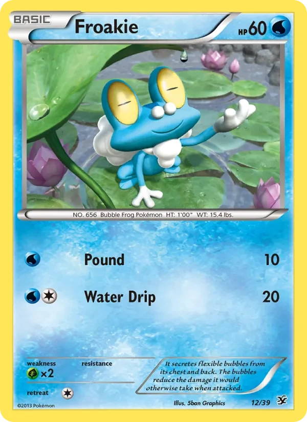Froakie 12/39 Kalos Starter Set Pokémon card