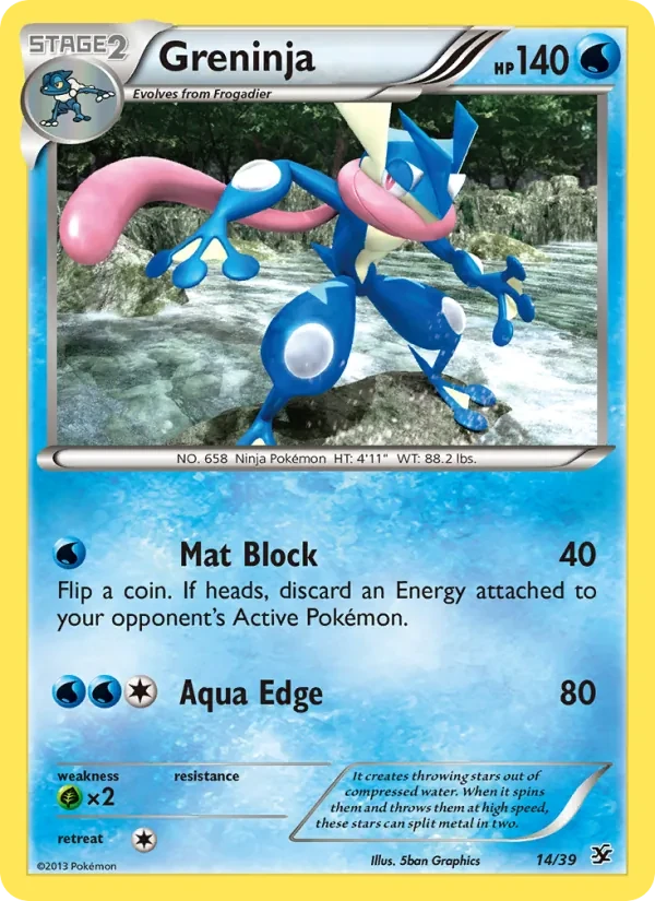 Greninja 14/39 Kalos Starter Set Pokémon card