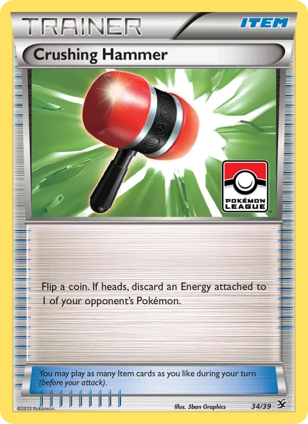 Crushing Hammer 34/39 Kalos Starter Set Pokémon card