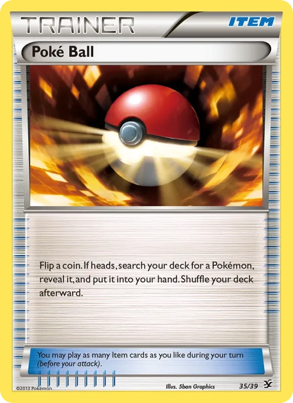 Poké Ball 35/39 Kalos Starter Set Pokémon Karte