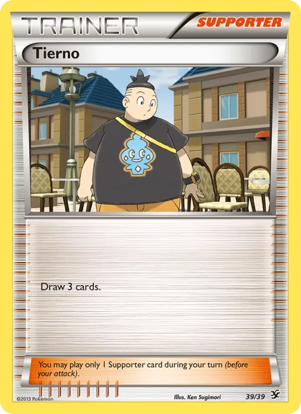 Tierno 39/39 Kalos Starter Set Pokémon card