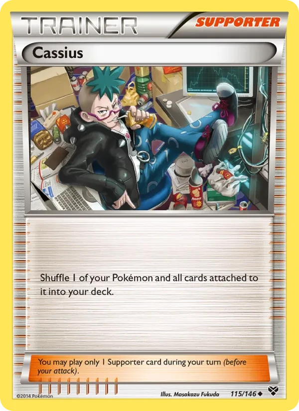 Cassius 115/146 XY Pokémon card