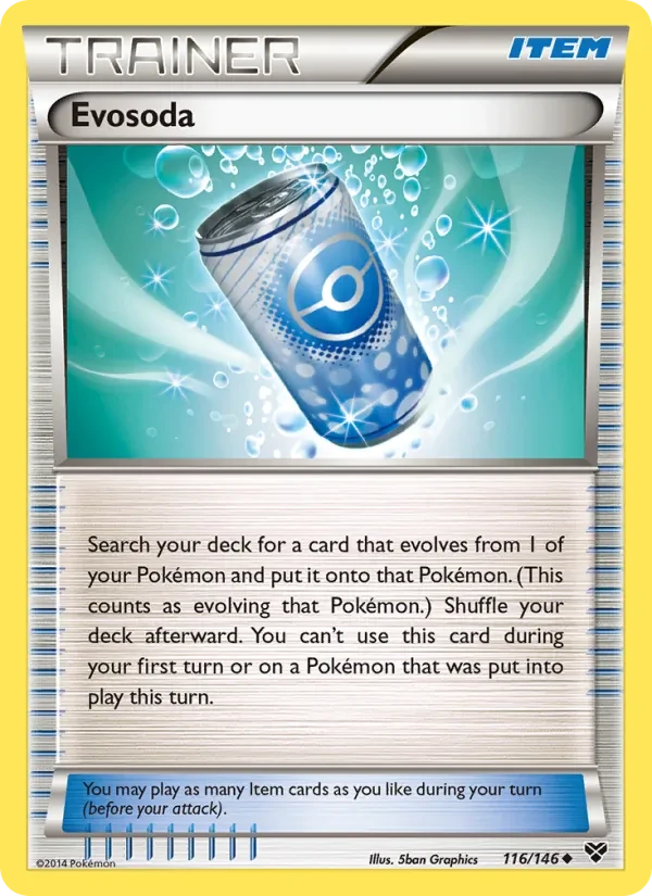 Evosoda 116/146 XY Pokémon card