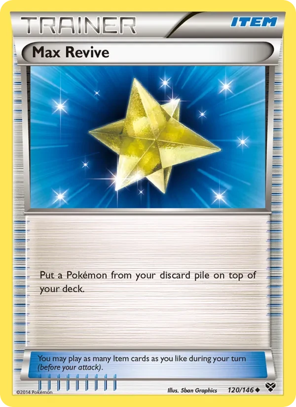 Carta Pokémon Max Revive 120/146 XY
