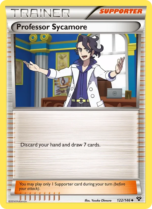 Professor Sycamore 122/146 XY Pokémon card