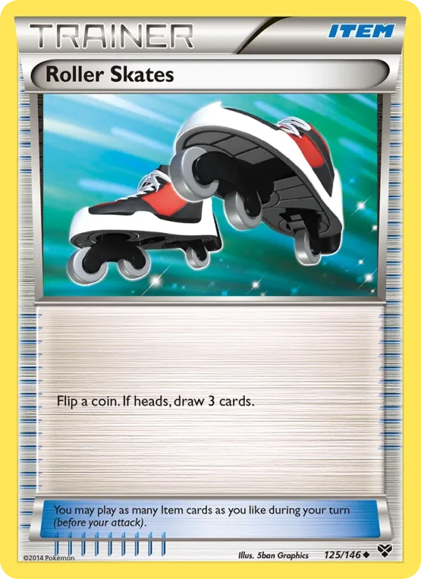 Roller Skates 125/146 XY Pokémon card