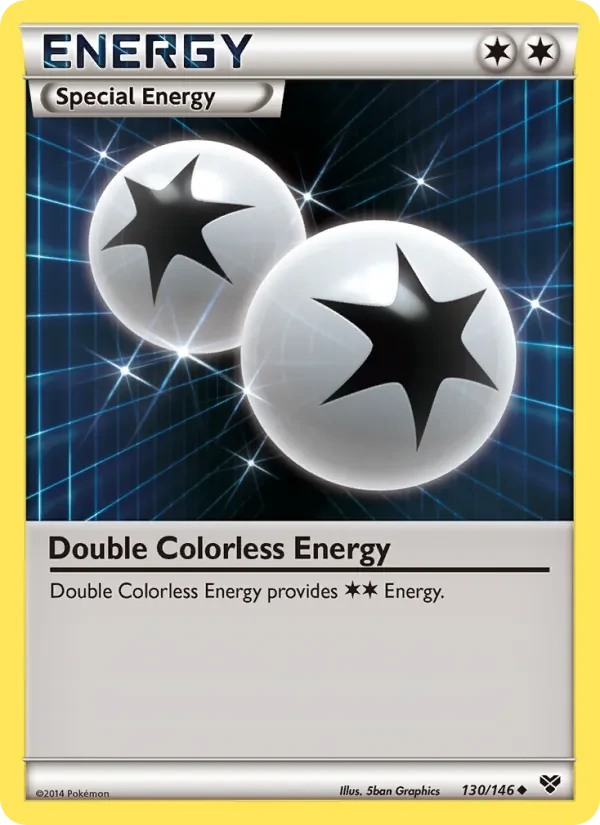 Double Colorless Energy 130/146 XY Pokémon card