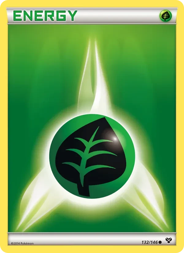 Grass Energy 132/146 XY Pokémon card
