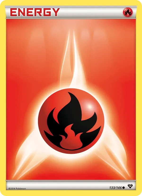 Fire Energy 133/146 XY Pokémon Karte