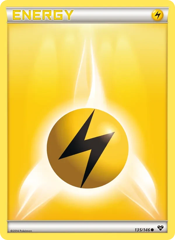 Lightning Energy 135/146 XY Pokémon card