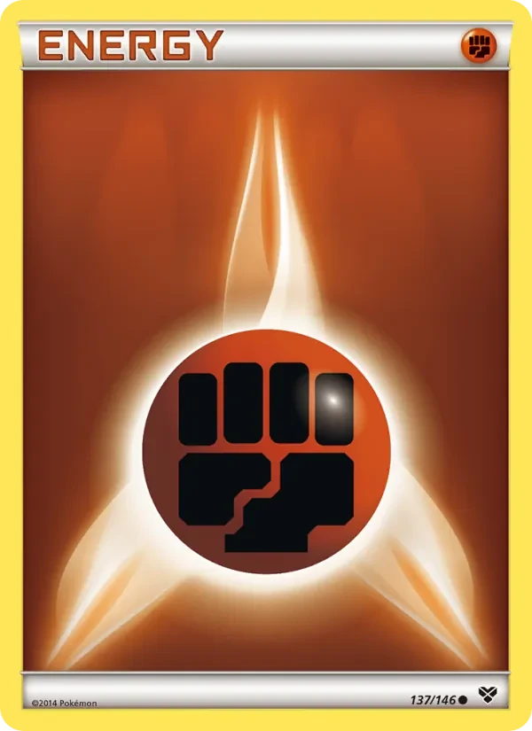 Fighting Energy 137/146 XY Pokémon Karte