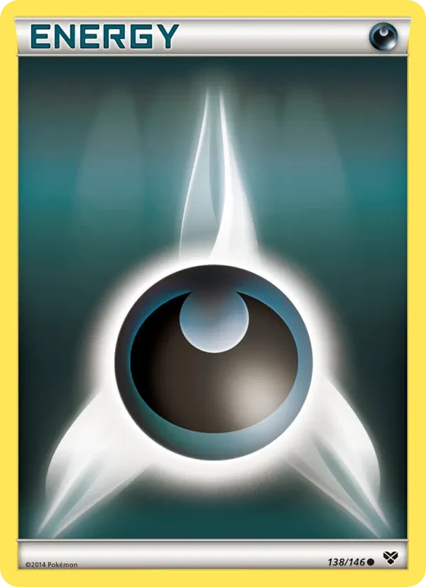 Darkness Energy 138/146 XY Pokémon card