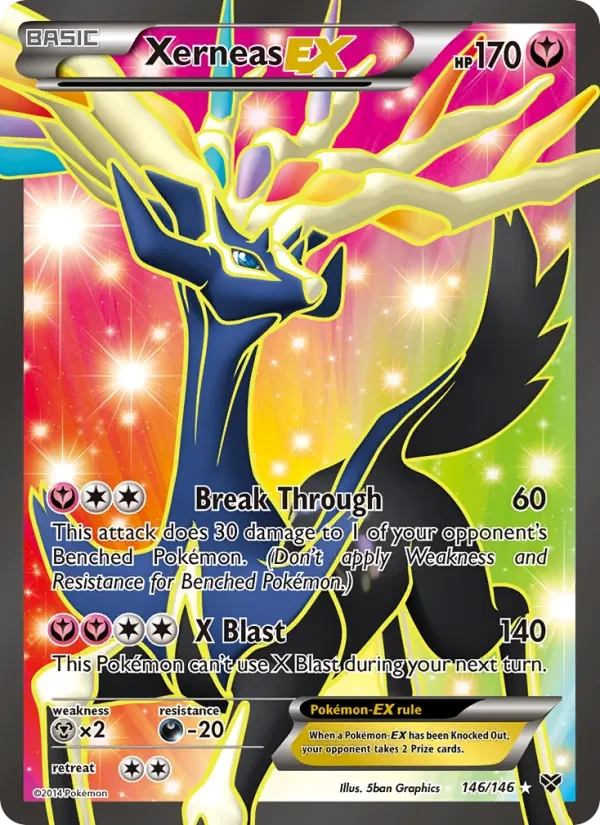 Xerneas EX 146/146 XY Pokémon card