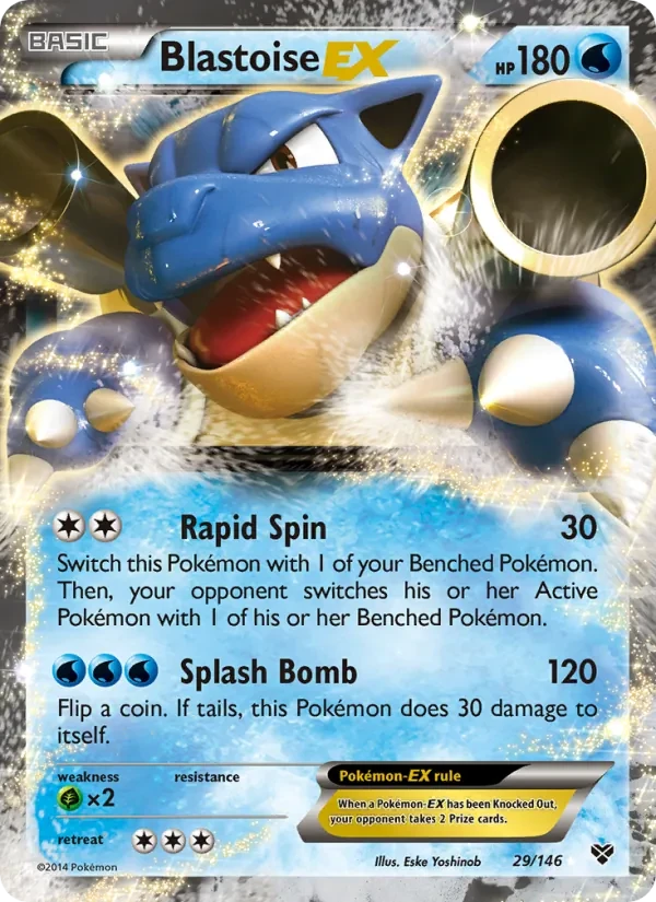 Blastoise EX 29/146 XY Pokémon card
