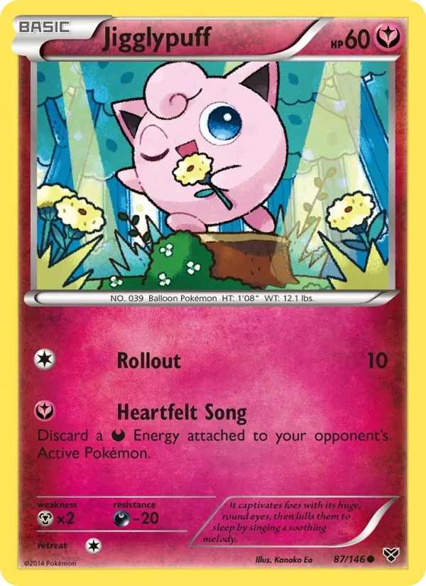 Jigglypuff 87/146 XY Pokémon card