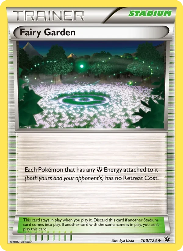 Fairy Garden 100/124 Fates Collide Pokémon card