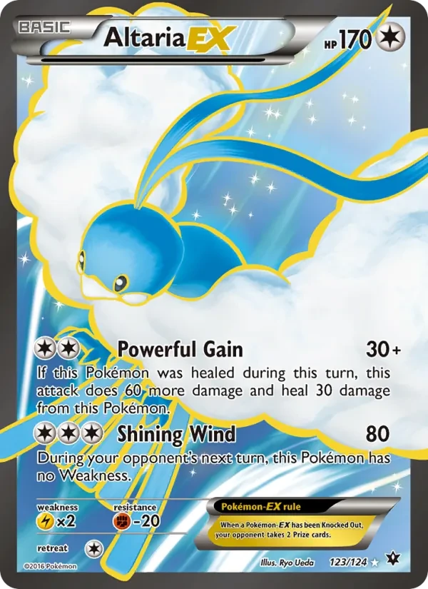 Altaria EX 123/124 Fates Collide Pokémon card