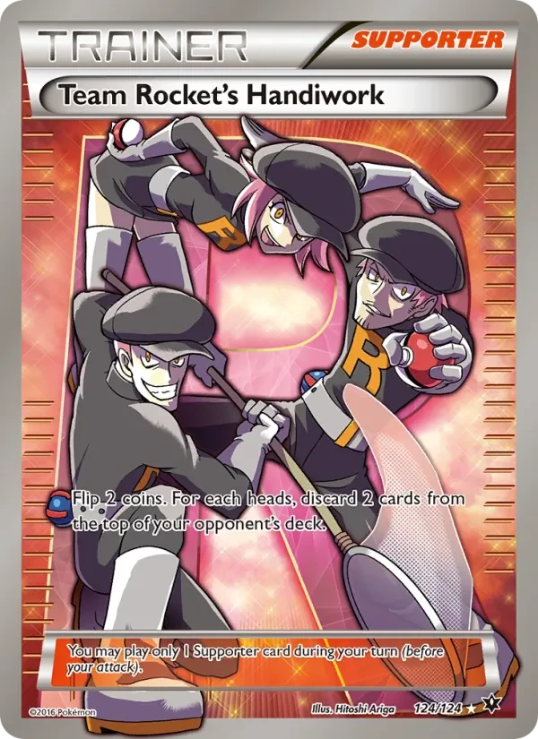 Team Rocket's Handiwork 124/124 Fates Collide Pokémon card