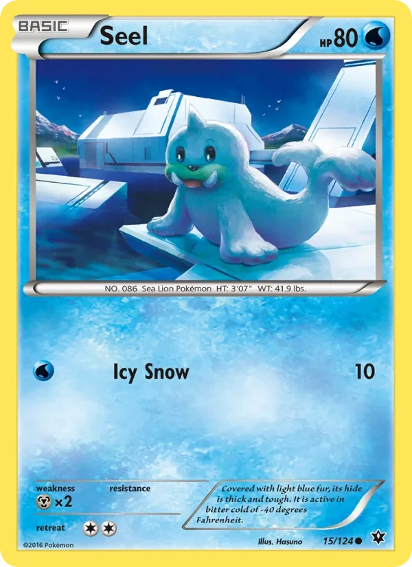 Carta Pokémon Seel 15/124 Fates Collide
