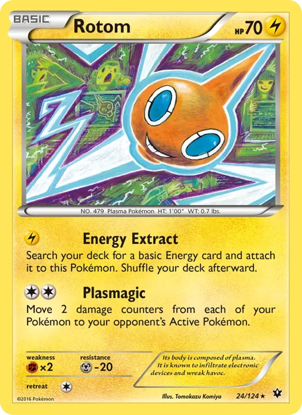 Carta Pokémon Rotom 24/124 Fates Collide