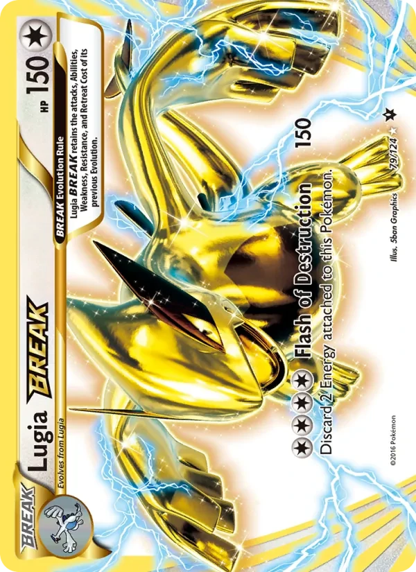 Lugia BREAK 79/124 Fates Collide Pokémon card