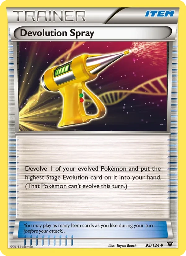Devolution Spray 95/124 Fates Collide Pokémon card