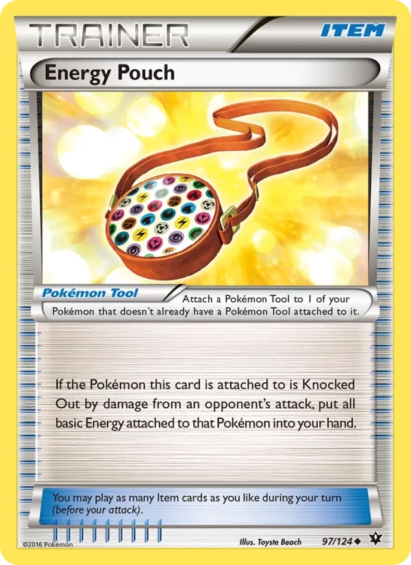Energy Pouch 97/124 Fates Collide Pokémon card