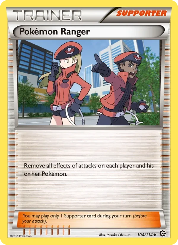 Pokémon Ranger 104/114 Steam Siege Pokémon card