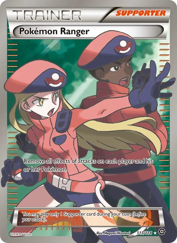 Pokémon Ranger 113/114 Steam Siege Pokémon Karte