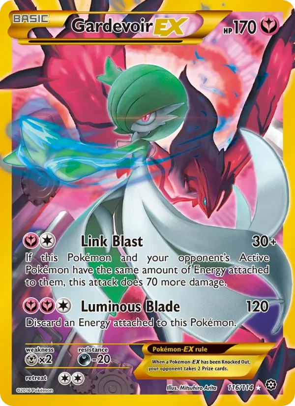 Gardevoir EX 116/114 Steam Siege Pokémon card