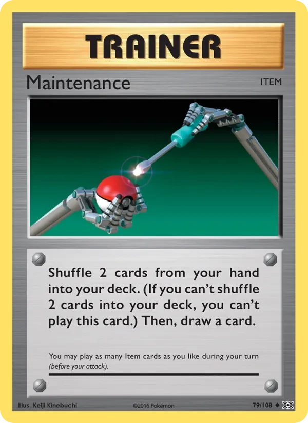 Maintenance 79/108 Evolutions Pokémon Karte