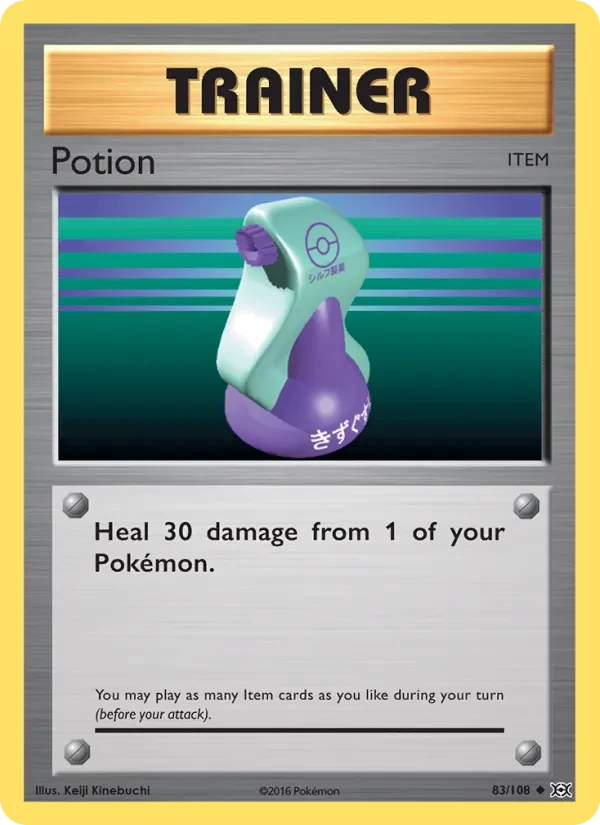 Potion 83/108 Evolutions Pokémon card