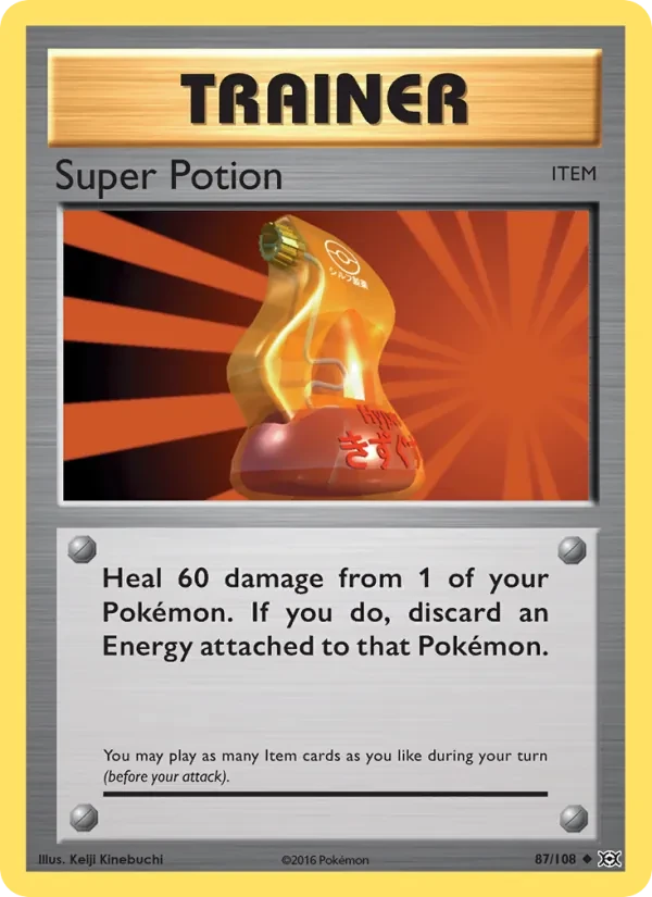 Super Potion 87/108 Evolutions Pokémon card