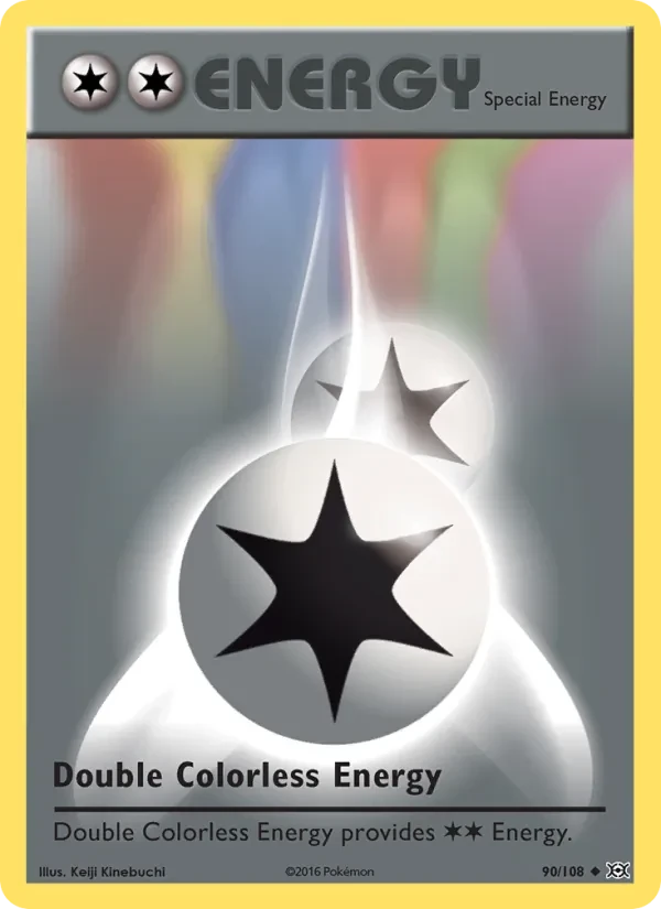 Double Colorless Energy 90/108 Evolutions Pokémon Karte