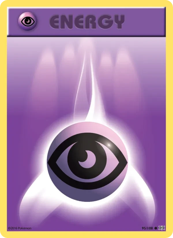 Psychic Energy 95/108 Evolutions Pokémon card